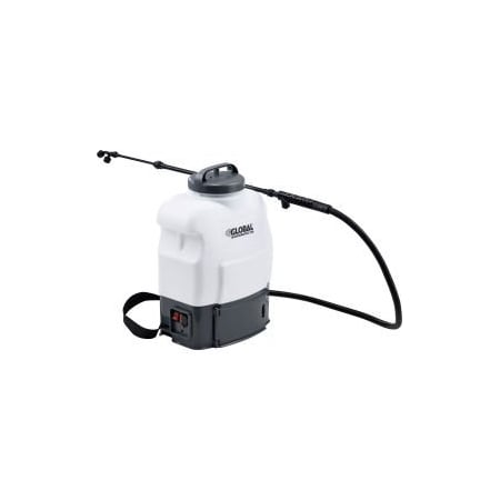 Global Equipment Battery Powered Backpack Electrostatic Sprayer w/ Charger, 4.2 Gal. Cap. TB-16